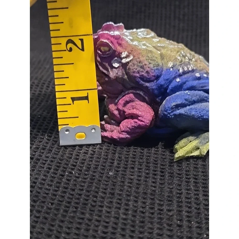 Handmade Resin‎ Toad Multi Colored Gift Decoration 643